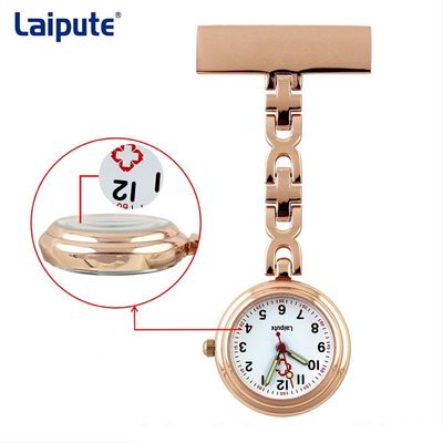 Alloy Fob Watch For Nurses , 3ATM Waterproof Pocket Fob Watches