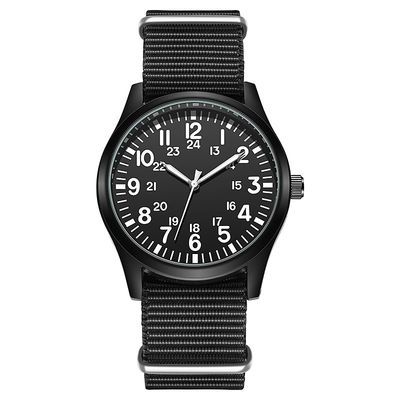 SR626SW Battey Classic Quartz Watches , PC21 Movt Nylon Wrist Watch