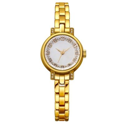 ODM Diamond Style Quartz Watch , Multipattern Real Diamond Watch Womens