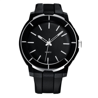 Mens Silicone Digital Watch 30 Meters Waterproof Acrylic Mirror 195mm