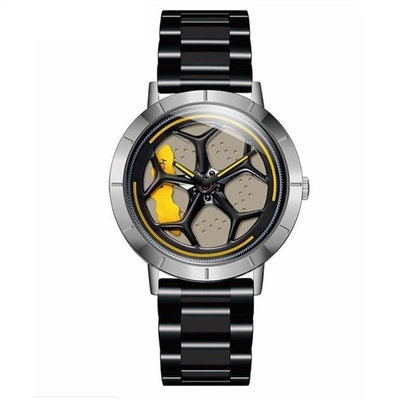 Scrolling Dial Analog Digital Sports Watch 310mm Men'S Luxury Stainless Steel Watches