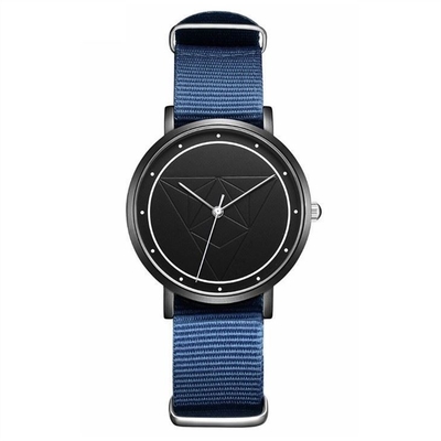 Digital Nylon Wrist Watch Mineral Strengthened Glass Mirror Alloy Case