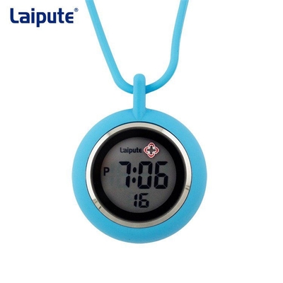 Leisure Silicone Nurse Fob Watch Round Hanging Neck Electronic Movement