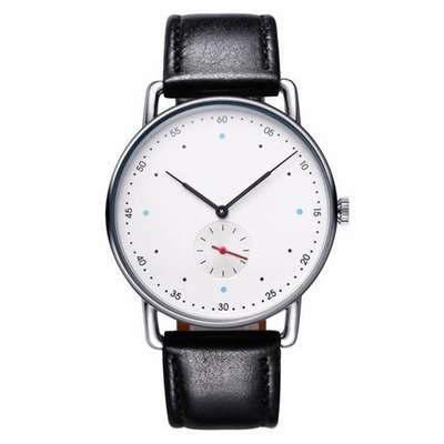 OEM Retro Style Mens Digital Watches 40mm Case Size Leather Sport Watch Bands