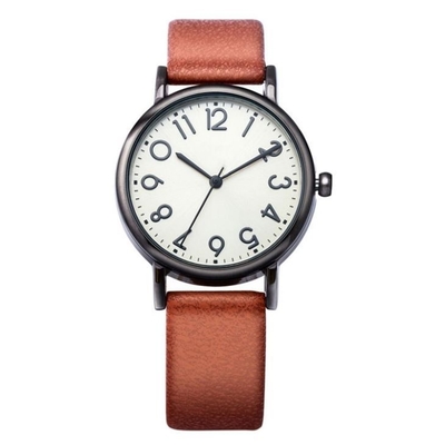 Quartz Movement Ladies Leather Watch Vogue 30m Life Waterproof Small Leather Watch