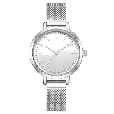 Solid Steel Buckle Ladies Steel Watch Quartz Stainless Steel Watch 3ATM Waterproof