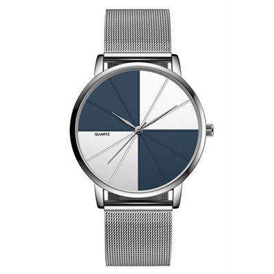 3atm Waterproof Ultra Thin Watches Japan Quartz Men'S Thin Metal Watch Band