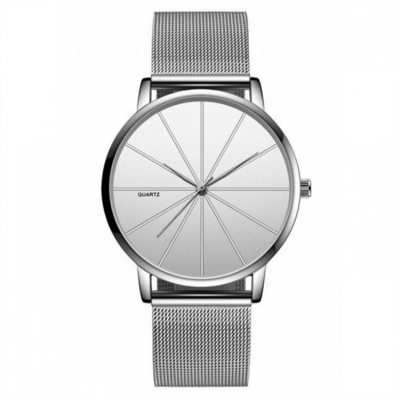 3atm Waterproof Ultra Thin Watches Japan Quartz Men'S Thin Metal Watch Band
