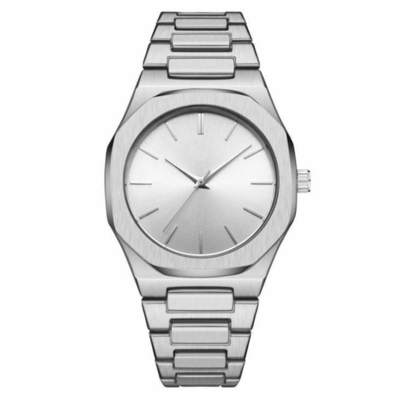 Textured Stainless Steel Mesh Bracelet Watch Japan Movement Stainless Steel Watch