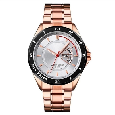 Zinc Alloy Men'S Perpetual Calendar Watch Weekly Calendar Watch With Date And Day