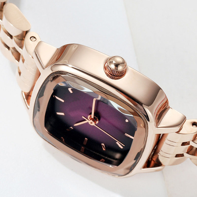 Fashion Luxury Stainless Steel Quartz Wrist Watch Waterproof For Women