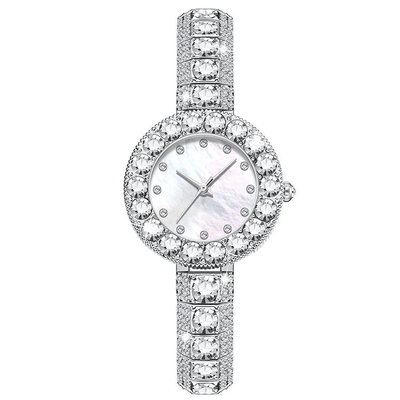 Fashion Light Luxury Women Quartz Wrist Watch With Diamond Waterproof
