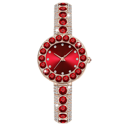 Fashion Light Luxury Women Quartz Wrist Watch With Diamond Waterproof