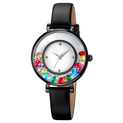 Fashion And Elegant Gem Watch Alloy Quartz Watch For Women