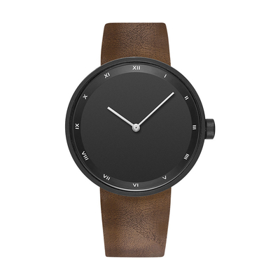 Seamless Strap Ultra Thin Quartz Watch Leather Watch For Men