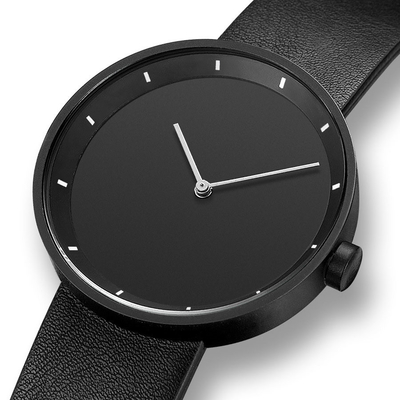 Seamless Strap Ultra Thin Quartz Watch Leather Watch For Men