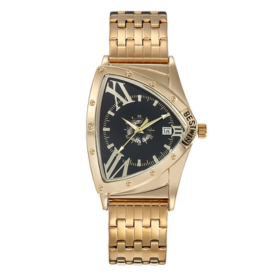 Business Style Stainless Steel Pointer Quartz Watch 20mm Band  Width