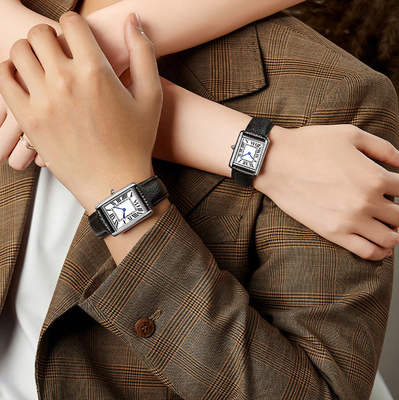 Time Display Couple Quartz Watch Customization Service OEM 28mm