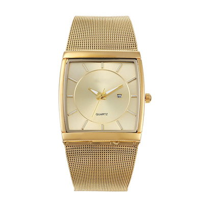 Round Quartz Movement Pointer Wrist Watch 103g 24cm Band Length