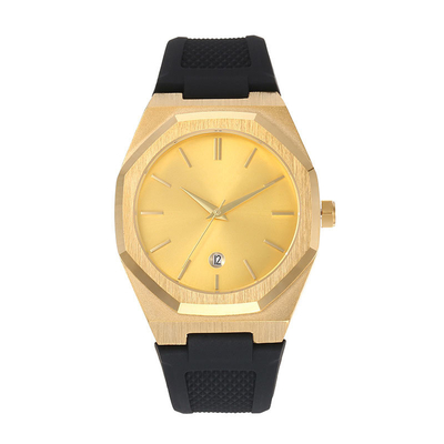 40mm Quartz Wrist Watch Time Display Movement Stainless Steel