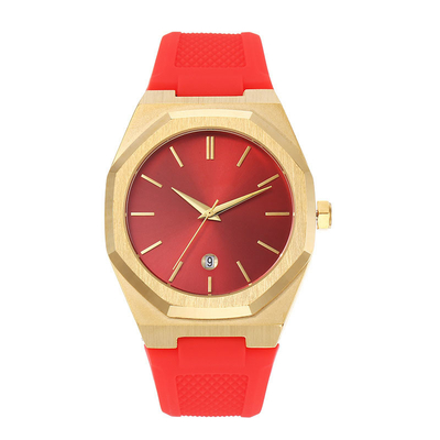 40mm Quartz Wrist Watch Time Display Movement Stainless Steel