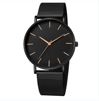 Customization Alloy Analog Quartz Wrist Watch 7mm Case Thickness For Men And Women