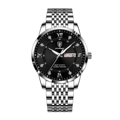 Quartz Movement And 105g Stainless Steel Quartz Wrist Watch