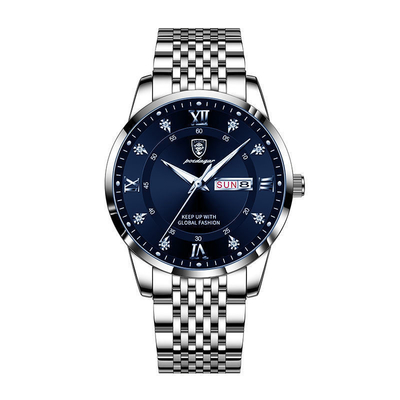 Quartz Movement And 105g Stainless Steel Quartz Wrist Watch
