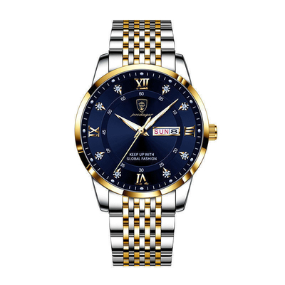 Quartz Movement And 105g Stainless Steel Quartz Wrist Watch