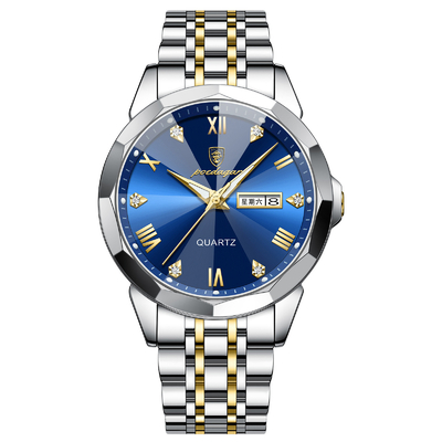 Silvery Quartz Wristwatch Water Resistance 3ATM Time Display Function Available