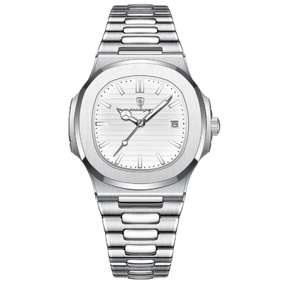 Band Width 20mm Stainless Steel Quartz Wrist Watch Time Display Option Weighs 135g
