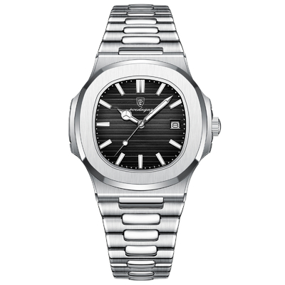 Band Width 20mm Stainless Steel Quartz Wrist Watch Time Display Option Weighs 135g