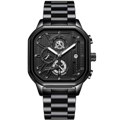 Stainless Steel Quartz Wrist Watch Designed with Pointer Display