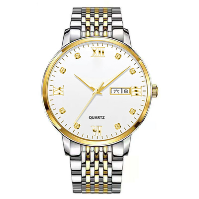 22cm Band Length Alloy Quartz Wrist Watch With Time Display