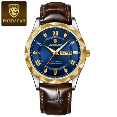 38mm Quartz Battery Wristwatches With Customized Dial Color And Mineral Crystal
