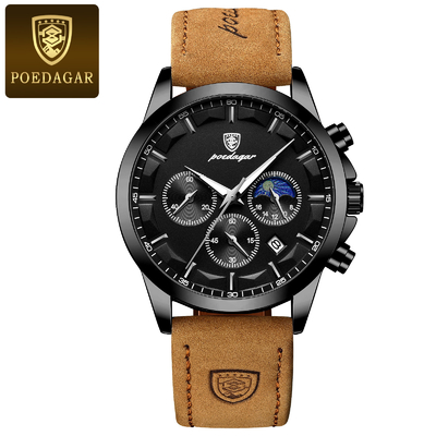 High Performance Belt Watch with Quartz Movement and Water Resistance 30m-50m