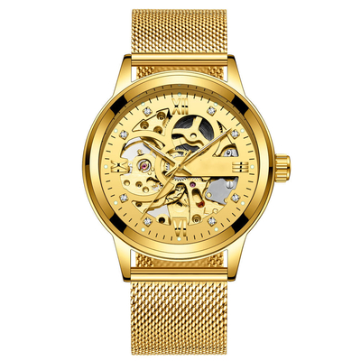 Customization Case Diameter Alloy Quartz Wrist Watch Time Display Quartz Movement