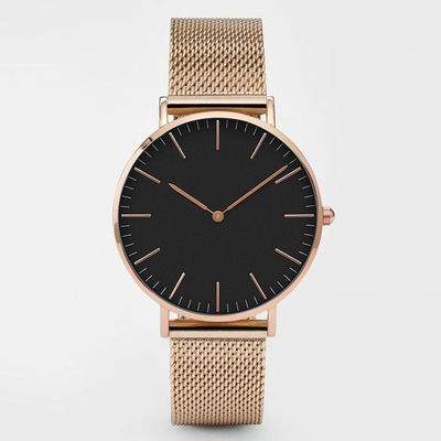 Nonwaterproof Alloy Quartz Wrist Watch , ROHS Trending Wrist Watch For Ladies