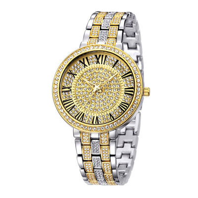 10bar Waterproof Silver Diamond Watch Womens , PC21 White Gold Diamond Watch