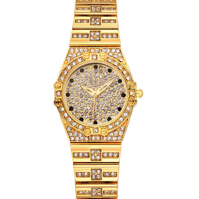 10bar Waterproof Silver Diamond Watch Womens , PC21 White Gold Diamond Watch