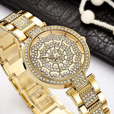 10bar Waterproof Silver Diamond Watch Womens , PC21 White Gold Diamond Watch