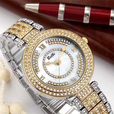 10bar Waterproof Silver Diamond Watch Womens , PC21 White Gold Diamond Watch