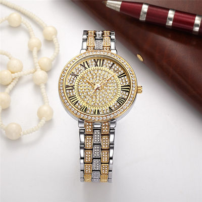 10bar Waterproof Silver Diamond Watch Womens , PC21 White Gold Diamond Watch
