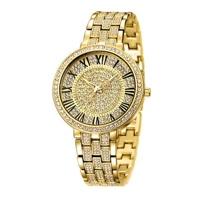 10bar Waterproof Silver Diamond Watch Womens , PC21 White Gold Diamond Watch