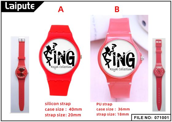 ODM Silver Wrist Watch For Gents Nonwaterproof Round Case Laipute