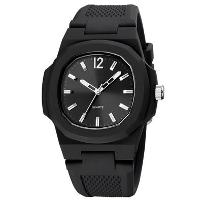 Laipute Square Mirror Face Silicone Band Digital Watch 5ATM Waterproof