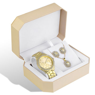 ODM Wrist Watch Gift Set , Tripiece luxury gift sets for her