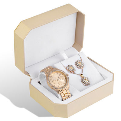 ODM Wrist Watch Gift Set , Tripiece luxury gift sets for her
