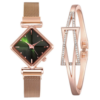3Bar Waterproof Ladies Watch And Bracelet Gift Set ODM Availbale