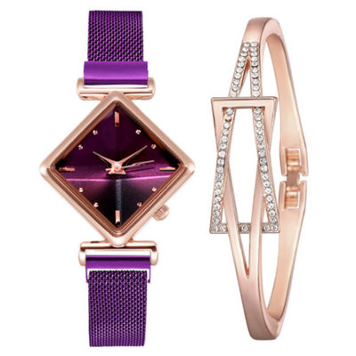 3Bar Waterproof Ladies Watch And Bracelet Gift Set ODM Availbale